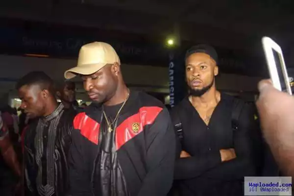Photos: See How Olamide, Harrysong & Flavour Was Welcomed By Fans As They Storm Ghana